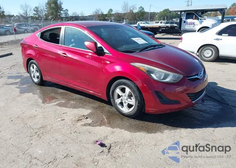 2014 Hyundai Elantra Se из США, поврежденный, VIN 5NPDH4AE9EH531655